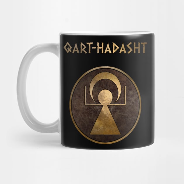 Carthage Ancient Symbol of Qart-Hadasht by AgemaApparel